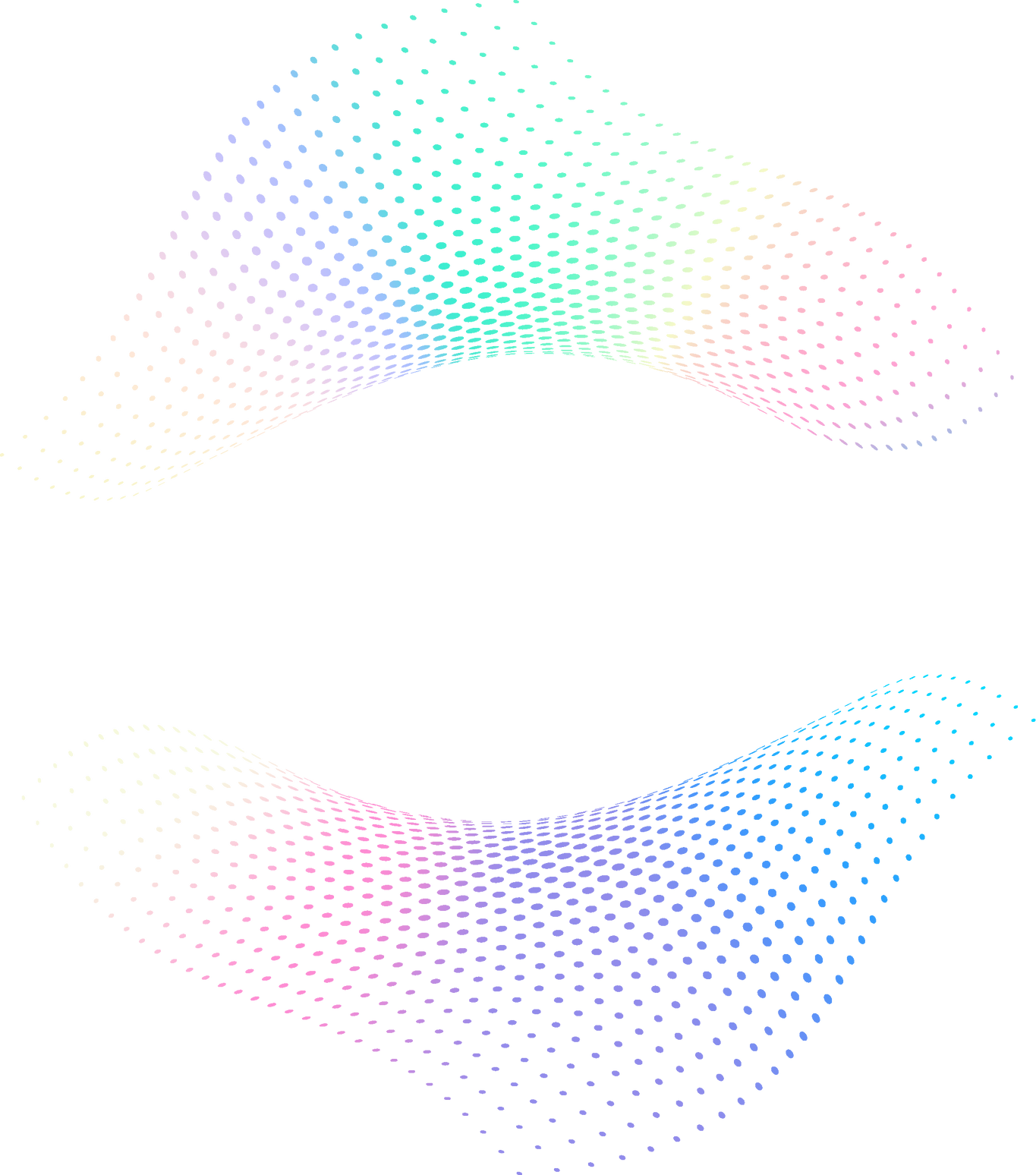 Holographic Halftone Dots Pattern